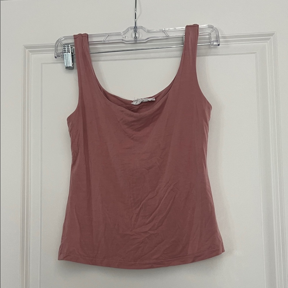 Carly Jean Los Angeles Dusty Rose Tank Top